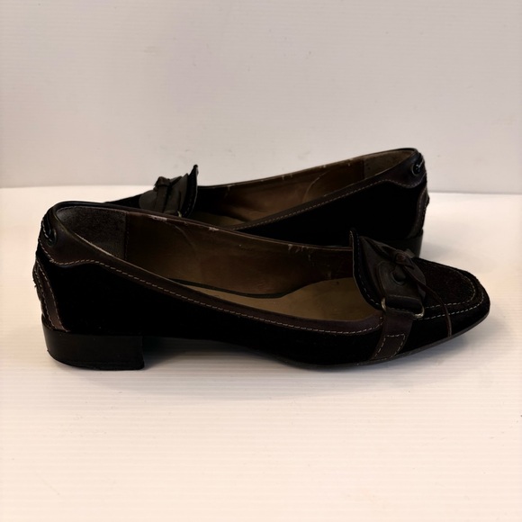 Maja Shoes - MAJA Made in Italy Brown Loafers - Size 6.5 (EU 37)